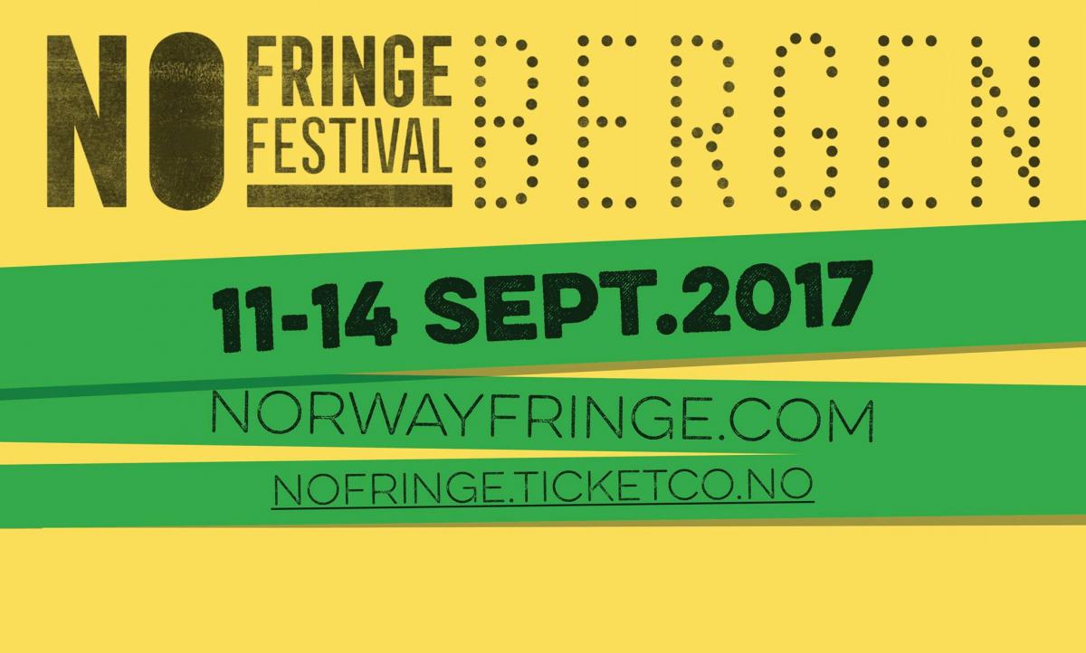 No Fringe Festival Bergen arrangeres 11.-14. september.